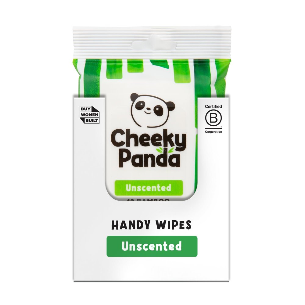 The Cheeky Panda Bamboo Hand Wipes | 12 Packs of 12 Travel Wipes | 100% Plastic Free and Biodegradable Wet Wipes (Packaging May Vary)