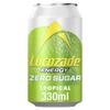 Lucozade Energy Zero Sugar Drink Tropical 330ml can (Pack of 6) view 3