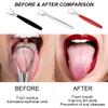 3 Pack Stainless Steel Tongue Scraper with Case, Dual Scraping Metal Tongue Cleaner for Adults, Tongue Scraper Brush Kit, Fight Bad Breath, for Healthy Oral Care (Silver, Red, Black) view 3