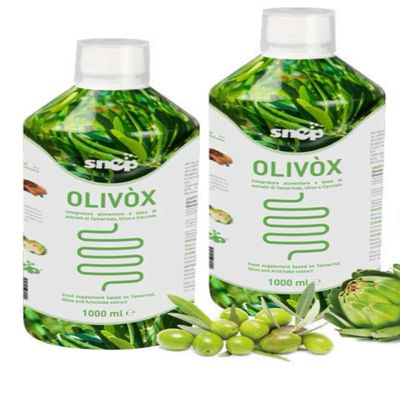 Olivox 2 bottles- digestive function; liver function; intestinal gas elimination; purifying functions of the organism; lipid metabolism; antioxidant