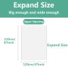 XJZHANG Disposable Sauna Sheeting Blanket Liners,50 Pieces Disposable Plastic Sheeting,for Body Wrap Used Inside a Far Infrared Sauna Blanket view 2