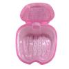 LILIYUAN Denture Bath Case Cup Box Holder Storage Container with Strainer Basket for Travel Cleaning view 2