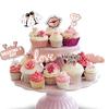 7 Pcs Set Valentine's Day Love Cake Topper Party Supplies For Valentine's Day Wedding Engagement Party Supplies view 3