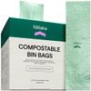 Compostable Caddy Liners - 9.8L Capacity Food Waste Bags, Thick Food Caddy Bags, Durable Food Waste Caddy Bin Liners - Biodegradable Food Waste Bags, 100 PCS Compost Bags, Food Bin Bags view 1