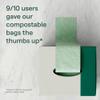 Compostable Caddy Liners - 9.8L Capacity Food Waste Bags, Thick Food Caddy Bags, Durable Food Waste Caddy Bin Liners - Biodegradable Food Waste Bags, 100 PCS Compost Bags, Food Bin Bags view 2