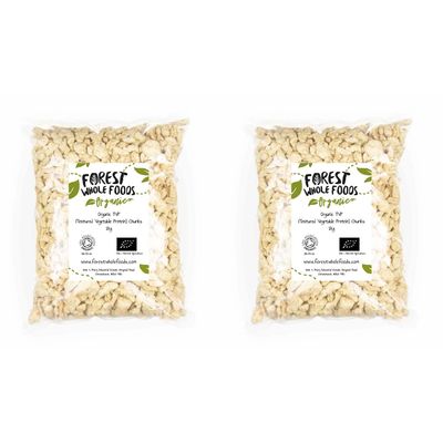Organic TVP (Textured Vegetable Protein) Chunks - Forest Whole Foods (2kg)