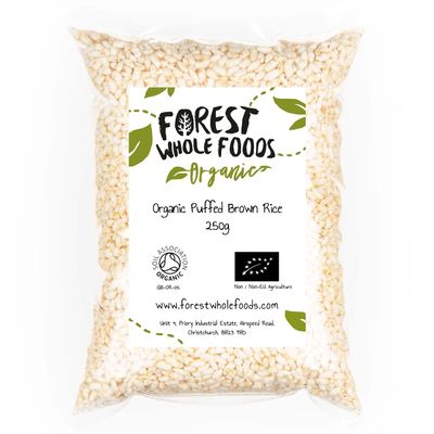 Organic Puffed Brown Rice - Forest Whole Foods (250g)