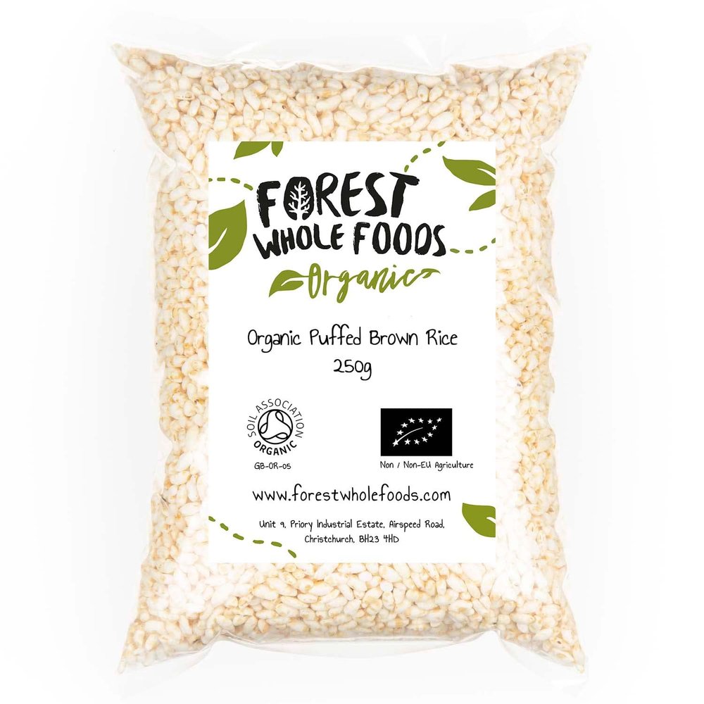 Organic Puffed Brown Rice - Forest Whole Foods (250g)