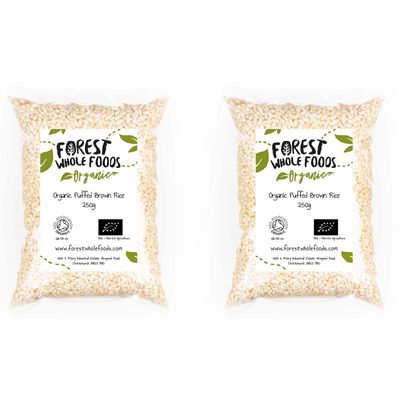 Organic Puffed Brown Rice - Forest Whole Foods (500g)
