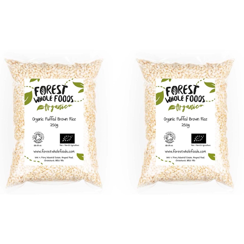 Organic Puffed Brown Rice - Forest Whole Foods (500g)