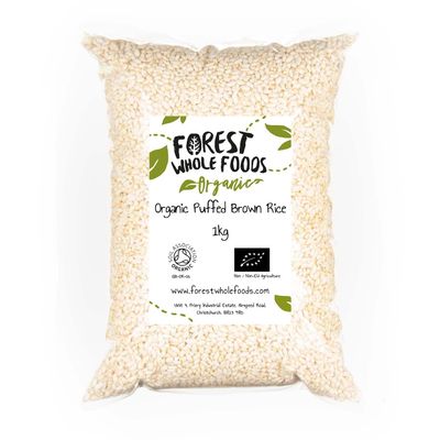 Organic Puffed Brown Rice - Forest Whole Foods (1kg)