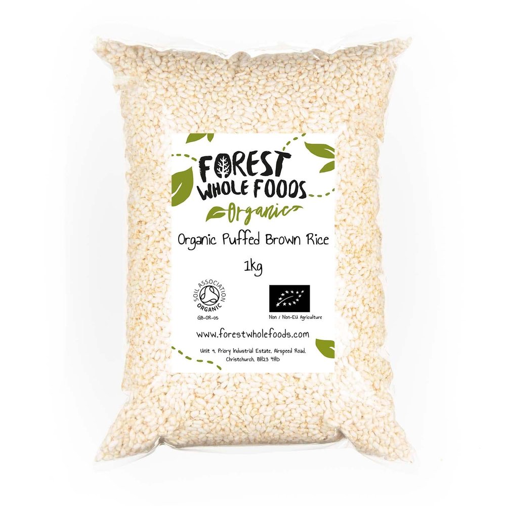 Organic Puffed Brown Rice - Forest Whole Foods (1kg)