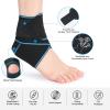ACWOO Ankle Support Brace, 2 Pack Elastic Adjustable Ankle Brace Wrap Strap, Anti-Slip Breathable Ankle Compression Foot Strap for Sports Protect, Injury Recovery and Pain Relief, One Size Fits All view 4
