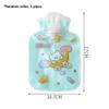 PiniceCore 1pc Hot Water Bottle Warm Water Bag Hand Warmer Cartoon Mini Hot Water Bottle Used to Relieve view 4