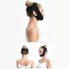 DZQUY Double Chin Straps Bandage Advanced V-Line Facial Slimming Strap for Men Women Contour Tightening & Firming Bandage Face Slimmer Shaper,Black,3XL view 2