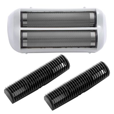 Spryaut Replacement Outer Foil and Inner Blade for Andis 17150 (TS-1) / 17155 / ProFoil Lithium Plus / 17260 (TS-2) / 17160/17280 / 17285 Electric Shaver - Men's Razor Trimmer Kits (SetSilver)