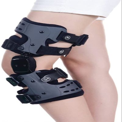 TSUSF Osteoarthritis Unloader Hinged Adjustable Knee ROM Brace Stabilizing Knee Brace Protection And Recovery From Load Reduction Arthritis Cartilage Repair Joint Pain Medial (Color : Left)