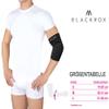 BLACKROX LUMIOROX Elbow Support for Men and Women Bodybuilding Sports Fitness Silicone Pad Left Right Double-Sided Compression Strength Sports Elbow Bandage (S, Black) view 2