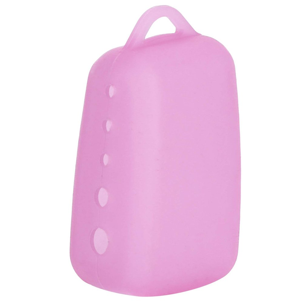 Cyrank Silicone Toothbrush Cover Travel, Toothbrush Cover Portable Travel Toothbrush Covers Toothbrush Head Protectors for Home(Pink)