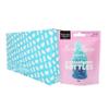 10x Sweet Lounge Vegan Fizzy Blue Raspberry Pouch | 10x 65g Pouches | Plastic free compostable packaging. Natural Colours & Flavours | Gluten-Free. Vegan view 1
