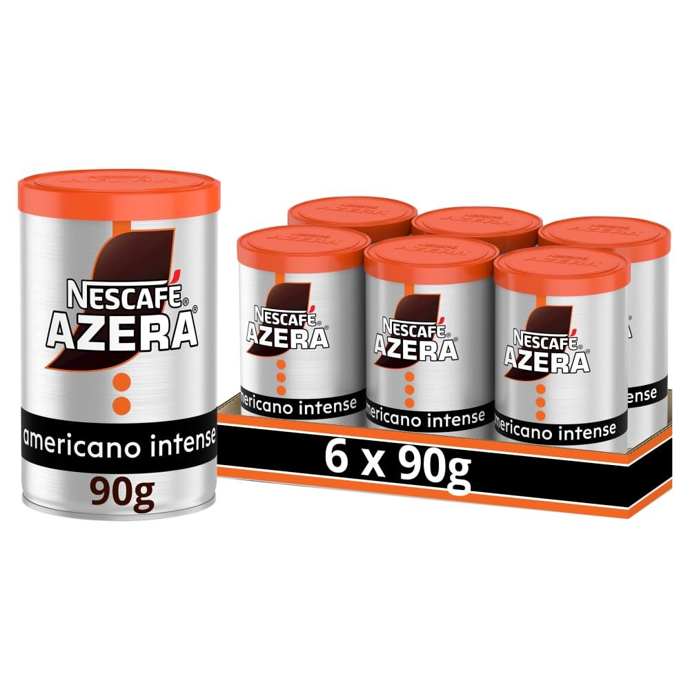NESCAF Azera Americano Intense Instant Coffee 90g pack of 6