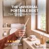 BIDOO Universal Portable Bidet Bottle with Soft Silicone Nozzle, Leak-Proof Cap & Nylon Pouch Compact Reusable Hygiene Hand Bidet for Travel, Elder Ease, New Moms & Pre/Post-Intimacy - Pebble view 3