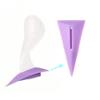 Danlai Triangle Shape Bikini Trimmer Sexy Female Pubic Hair Removal Shaving Stencil Privates Shape Secret Intimate Tools Kit view 4