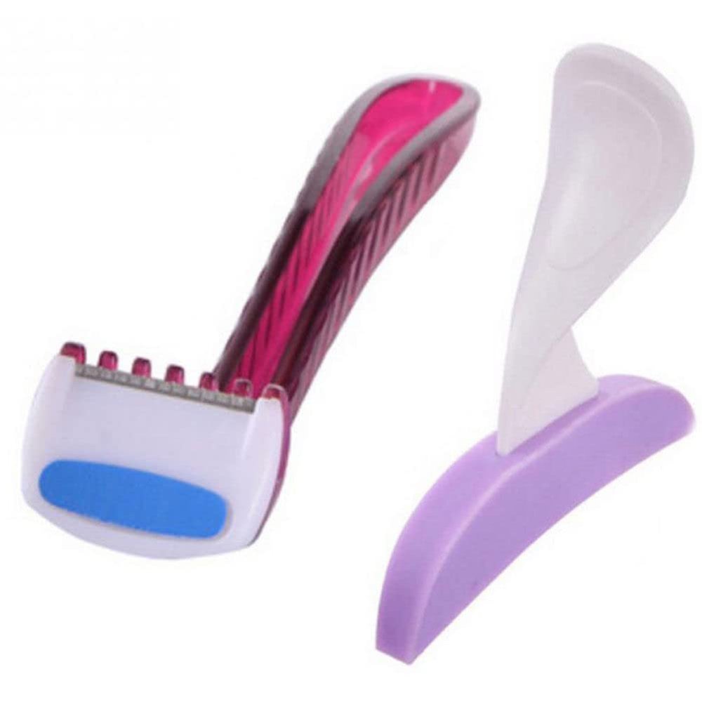 Danlai Straight Shape Bikini Trimmer Sexy Female Pubic Hair Removal Shaving Stencil Privates Shape Secret Intimate Tools Kit