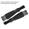 Agatige 100 Pcs Shaver Brush, Mens Electric Shaver Cleaning Brush Razor Cleaner Brush Set, Double Sided Trimmer Clipper Brush Cleaner for Removing Beard Debris and Dust view 3