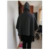 Mierty Wheelchair Cover Thermal Hooded Cape Wheelchair Blanket Hooded Large Warm Shawl for Disabled Senior Elderly 115130cm view 3