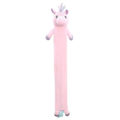 2L Long Hot Water Bottle with Plush Cover - Leakproof Large Hand & Feet Warmer for Kids - Cute Cuddly Animal Heating Pad for Children with Removable Washable Cover - 90cm, Unicorn