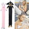 2L Long Hot Water Bottle with Plush Cover - Leakproof Large Hand & Feet Warmer for Kids - Cute Cuddly Animal Heating Pad for Children with Removable Washable Cover - 90cm, Unicorn view 3