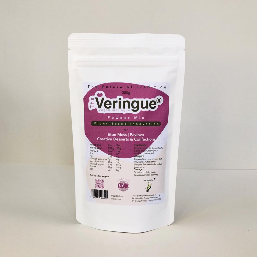 Veringue New Vegan Meringue Powder Mix | Plant-Based | Egg-Free | Aquafaba Alternative | 70g 250g