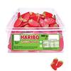Haribo Giant Strawbs with Free Thank You Sticker - Fruit Flavour Gums - 880g Tub view 3