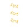 10 Pcs Acrylic Happy Valentine's Day Cupcake Dessert Cake Topper Decor For Valentine Anniversary Wedding Party Decorations view 4