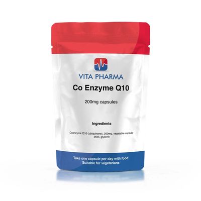 Co Q10 200mg 240 Capsules, Heart Health & Function, Natural Energy & Vitality, Cellular Energy Production, Overall Wellness & Stamina