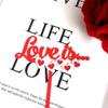 10 Pcs Acrylic Love Valentine's Day Dessert Food Cake Topper Wedding Decorations For Cake Decorations Valentine's Wedding Party Holiday Supplies view 3