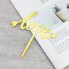 10 Pcs Acrylic Love Cupcake Dessert Cake Topper Decor For Valentines Day Party Decorations, Wedding Anniversary Party Decorations, Photo Prop view 2