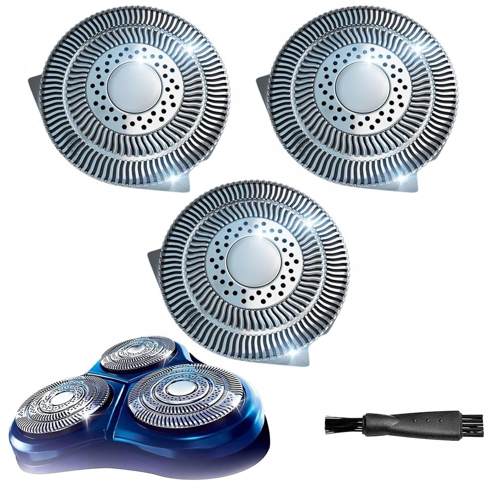 HQ9 Replacement Shaver Heads Compatible with Philips Norelco, HQ9 Replacement Blades for Philips Electric Shaving SpeedXL, HQ9080, HQ9070, PT920, 8140XL, 8150XL, 8160XL, 8170XL, HQ8140, HQ8142