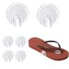 10PCS Men Women Silicone Gel Clear Sandal Thong Toe Protectors Pad Sandal Flip-Flop Toe Guards Cushions (B) view 3