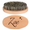 Boar Bristle Beard Brush for Men, Customized Engraved Name Wooden Beard Brush for Bearded Dad Husband Boyfriend, Personalised Gifts for Father's day, Valentine's Day, Birthday, Christmas view 1