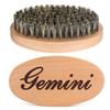 Personalised Boar Bristle Beard Brush for Men, Engraved Name Wooden Beard Brush for Bearded Dad Husband Boyfriend, Personalised Gifts for Father's day, Valentine's Day, Birthday view 1