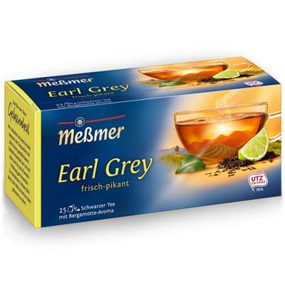 Earl Gray Black Tea | 25 Tea Bags | Memer | Germany