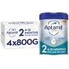 Aptamil Advanced 2 Follow On Baby Milk Powder Formula, 6-12 Months, 800g (Pack of 4) view 1