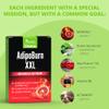 Morosil, Green Tea, Vitamin C, Vitamin B6, Cayenne Pepper and Caffeine - Thermogenesis, Metabolism, Belly - 90 Capsules for 90 Days - AdipoBurn XXL - Sensilab view 3
