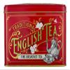 New English Teas Vintage Victorian Tea Tin in Berry-Red with 40 English Breakfast Teabags view 1