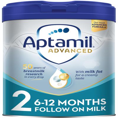 Aptamil Advanced 2 Follow On Baby Milk Powder Formula, 6-12 Months, 800g
