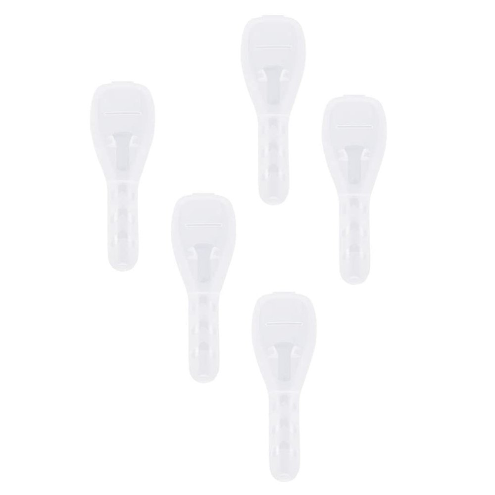 5 Pieces Manual Case Shaver Holder Manual Shaver Storage Container Transparent Storage Box Shaver Protector Case
