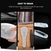 5 Pieces Manual Case Shaver Holder Manual Shaver Storage Container Transparent Storage Box Shaver Protector Case view 3