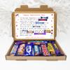 Treasured Forever Personalised Valentines Gifts for Him or Her - Chocolate Selection Gift Box Hamper - Hug in a box - Gift for all ages (Poem Box) view 2